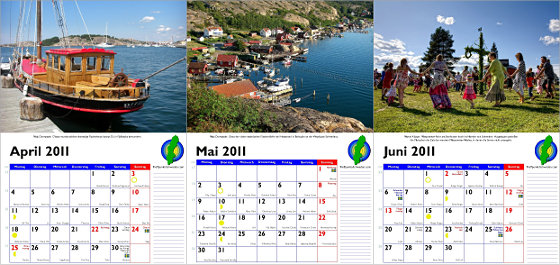 Schweden-Kalender 2011