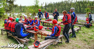 Rafting auf dem Vindelälven