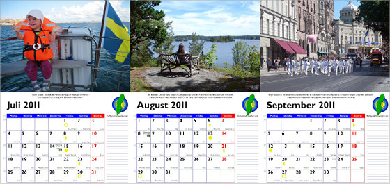 Schweden-Kalender 2011