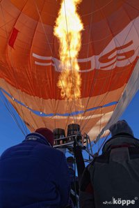 Heißluftballon Brenner