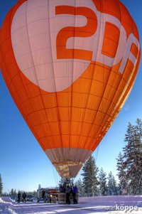 Heißluftballon Start ZDF