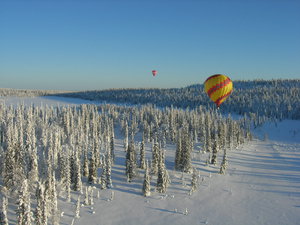 Heißluftballon Gällivare