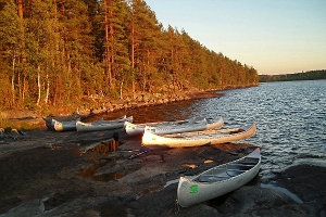 Kanu-Tour in Schweden