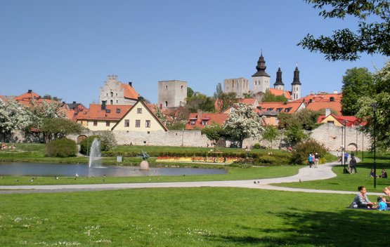 Historisches Visby auf Gotland