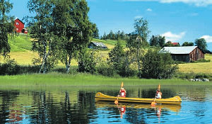 Paddeln am See